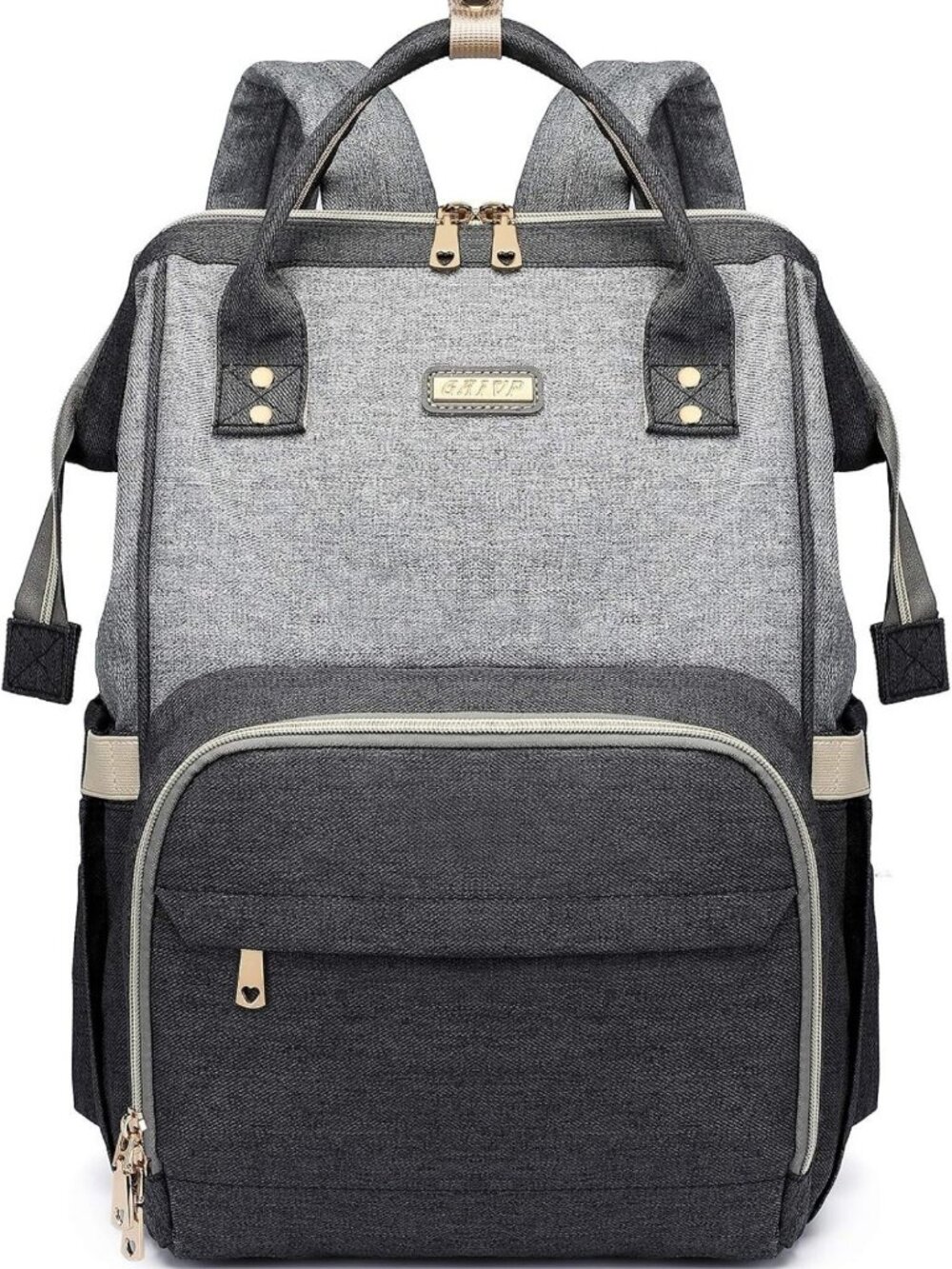 Stylish Diaper Bag Backpack for Moms, Baby Bag with Changing Pad & Insulated